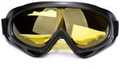 Skibril - Snowboardbril - UV Beschermend - Verstelbare Ski/Snowboard bril - Unisex - Geel glas