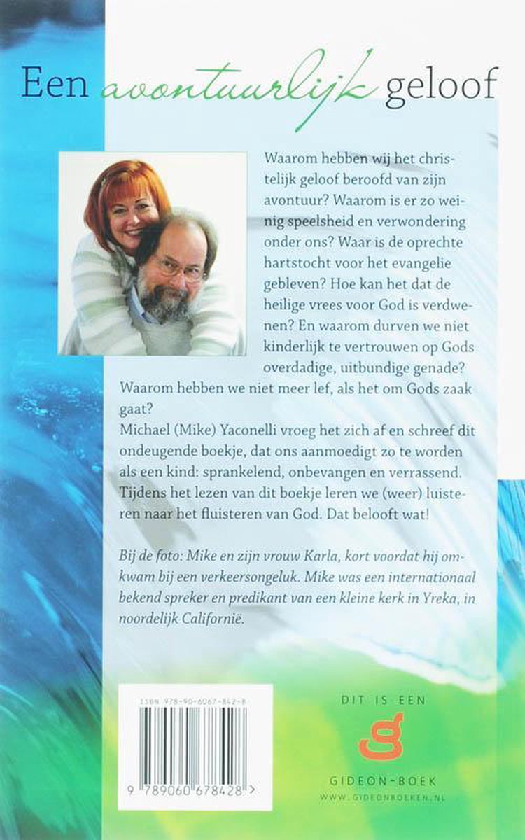 Avontuurlijk geloof - back cover