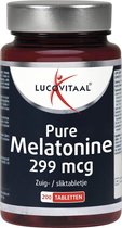 Lucovitaal Melatonine Puur 299 mircogram 200 tabletten Voedingssupplement