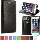 KDS Smooth wallet hoesje iPhone 6 Plus zwart