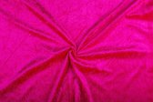 Velours de panne stof - Fuchsia roze - 10 meter