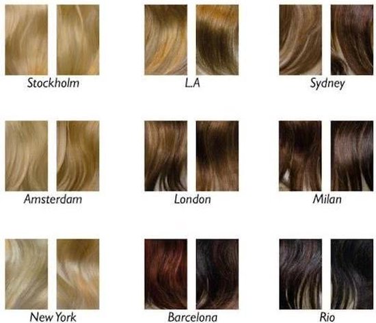 bol.com | Balmain Hairdress, 45 cm. Memory®hair, kleur AMSTERDAM een mooie  mix van blonde tinten.