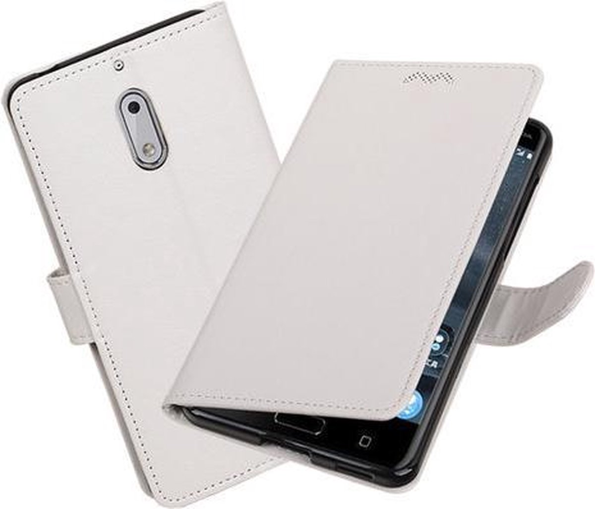 BestCases - Wit Portemonnee booktype hoesje Nokia 6