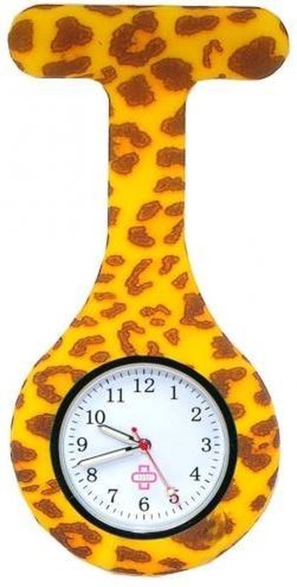 Verpleegster horloge jelly tijgerprint