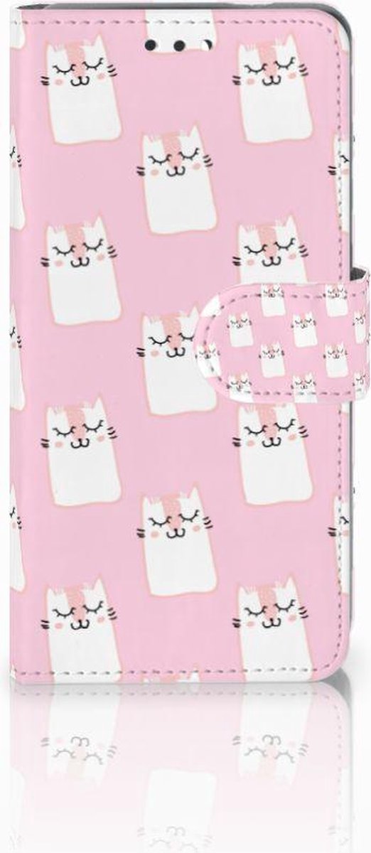 Nokia 3.1 (2018) Telefoonhoesje met Pasjes Sleeping Cats