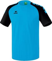 Erima Tanaro 2.0 Shirt Korte Mouw Curacao-Zwart Maat L