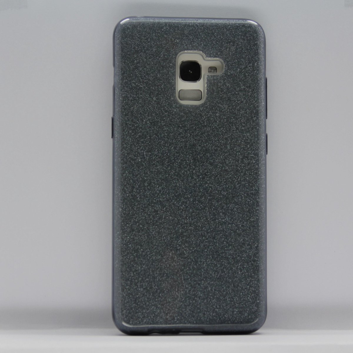 Samsung Galaxy A8 Plus Backcover - Glitter - Grijs