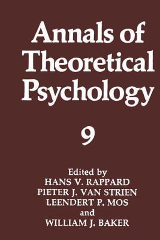 Annals of Theoretical Psychology - cover