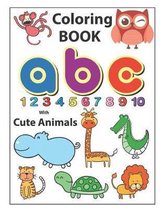 Coloring Book ABC with Cute Animals