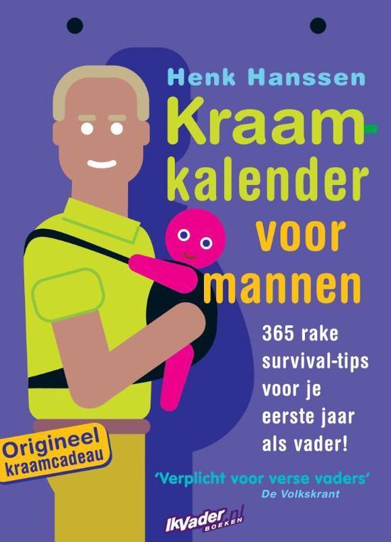 Cover van het boek 'Kraamkalender voor mannen'