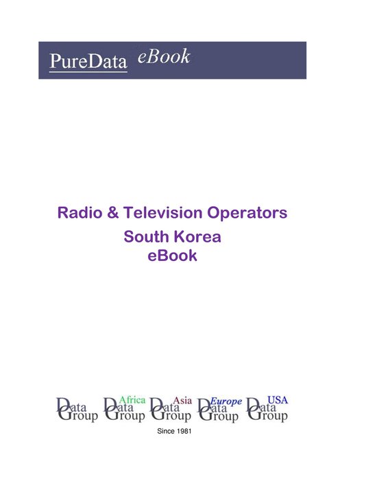 PureData eBook - Radio & Television Operators in South Korea - cover