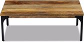 Salontafel 100x60x35 cm mangohout (incl. vloerviltjes)