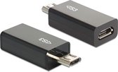 DeLOCK 65435 - Kabeladapter/verloopstukje - USB micro / Zwart