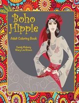 Boho Hippie Adult Coloring Book