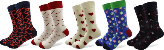 Vrolijke sokken 5 paar | Voor hem en haar | Maat 41-45