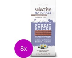 Supreme Selective Naturals Forest Sticks - Cavia - Snack - 8 x 60 gr