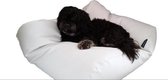 Dog's Companion - Hondenkussen / Hondenbed Ivory leather look - XS - 55x45cm