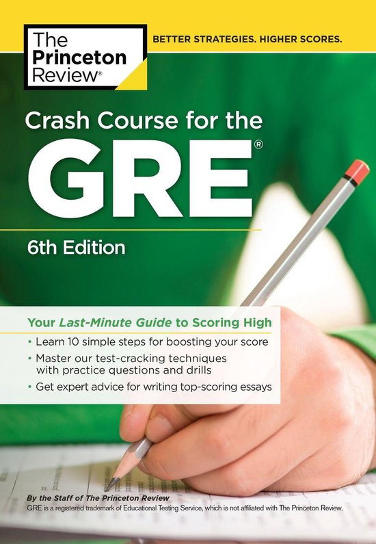 Graduate School Test Preparation - Crash Course for the GRE, ... - cover