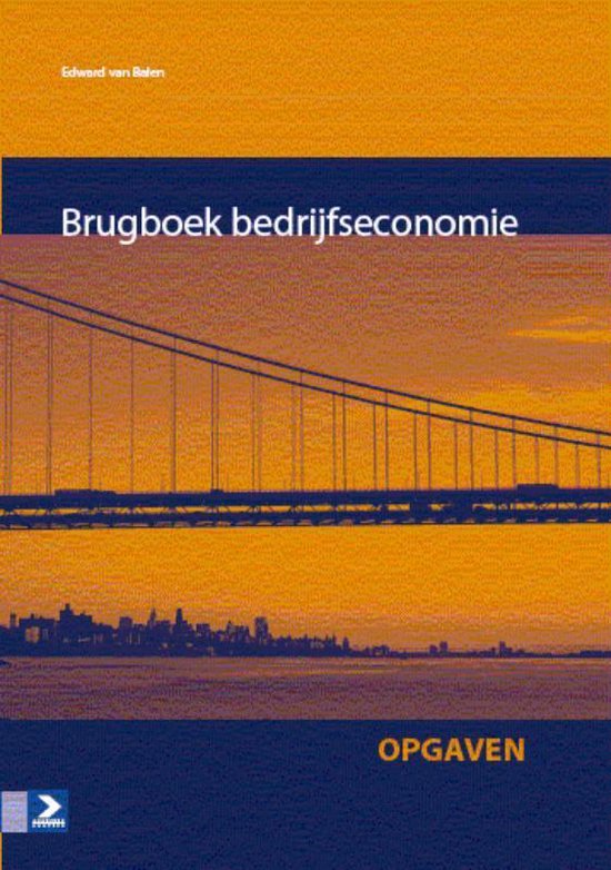 Omslag van Brugboek bedrijfseconomie Opgaven