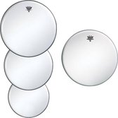 Remo PP0110BA Propack Ambassador White set drumvellen