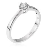 Orphelia RD-3370/56 - Ring - Goud 18 kt - Diamant 0.3 ct - 17.75 mm / maat 56
