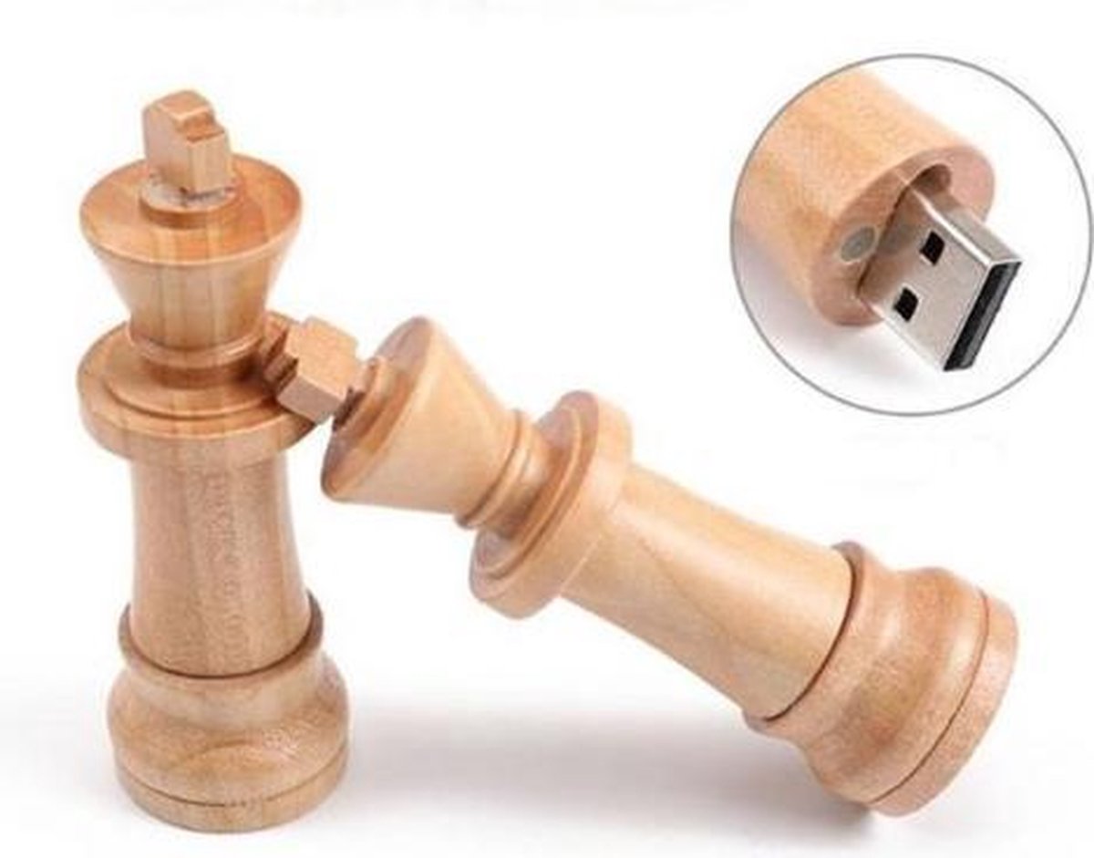 Schaakstuk schaken usb stick 32gb -1 jaar garantie – A graden klasse chip