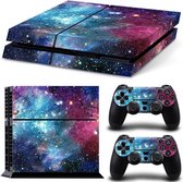 PS4 Sticker Light Space - PS4 Light Space Sticker - 1 Console Skin + 2 Controller Skins