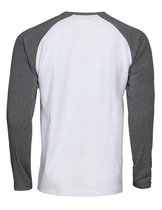 MacOne - T-shirt  lange mouwen - Alex - wit/grijs  XS