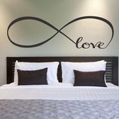 muursticker wallstickershop.eu |Infinity symbool |Large versie 120x44 cm