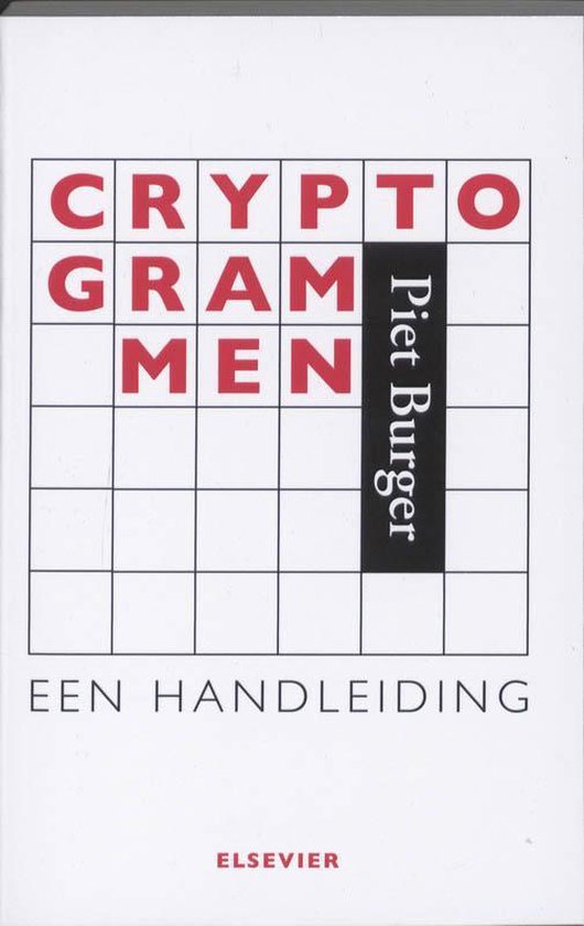Cover van het boek 'Cryptogrammen' van Piet Burger
