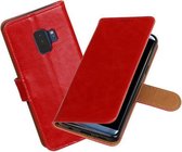 BestCases - Samsung Galaxy S9 Pull-Up booktype hoesje rood