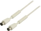 Valueline VLSP40010W200 coax-kabel 20 m Wit