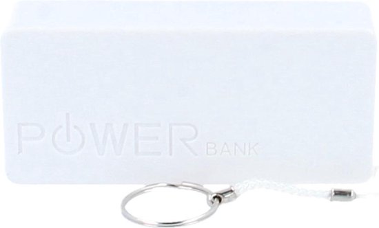 Universele Power Bank Externe Batterij Oplader Charger - 5600 mAh - Wit/ White