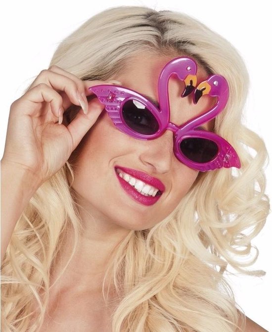 bubbel kwaadaardig Ongunstig Flamingo feest zonnebril voor volwassenen | bol.com