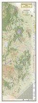 National Geographic Continental Divide Trail Wall Map In Gif T Box