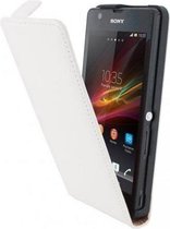 Mobiparts Premium Flip Case Sony Xperia ZR White