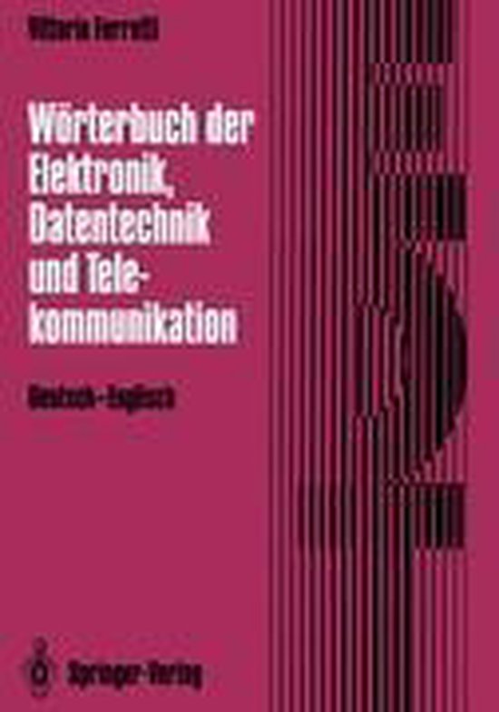 Worterbuch Der Elektronik, Datentechnik Und Telekommunikatio ... - cover