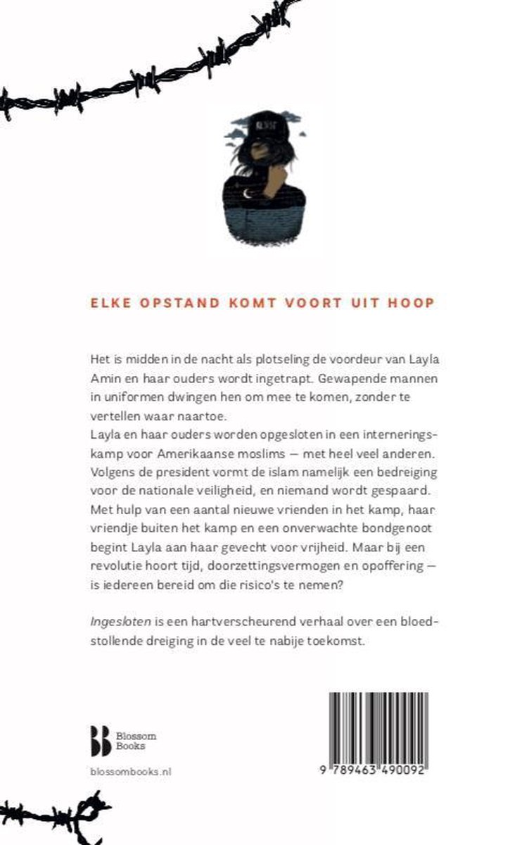 Ingesloten - back cover