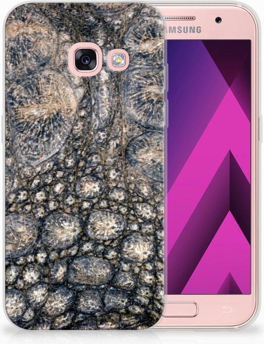 Samsung Galaxy A3 2017 TPU Hoesje Krokodillenprint