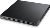 Zyxel XGS3700-48HP Managed L2+ Gigabit Ethernet (10/100/1000) Blauw Power over Ethernet (PoE)