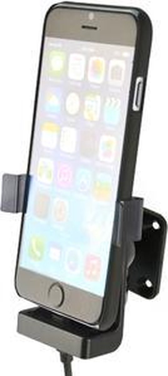 KRAM Fix2car Aktiv Halter Apple iPhone 6 Plus/7 Plus m. Cover USB-Kab. Zig.-Adp.
