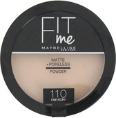 Maybelline Fit Me Matte + Poreless Poeder - 110 Fair Ivory