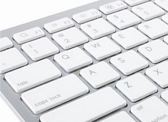 bol.com | Wireless Keyboard Draadloos toetsenbord - Bluetooth - Wit