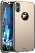 iPaky Hoesje en Screenprotector iPhone X, XS - Goud