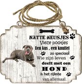 Spreukenbordje hond: Cane Corso