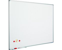 Whitebord Softline profiel 8mm, gelakt staal wit 30 x 45 cm