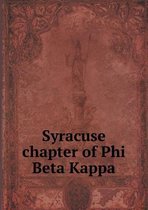 Syracuse Chapter of Phi Beta Kappa