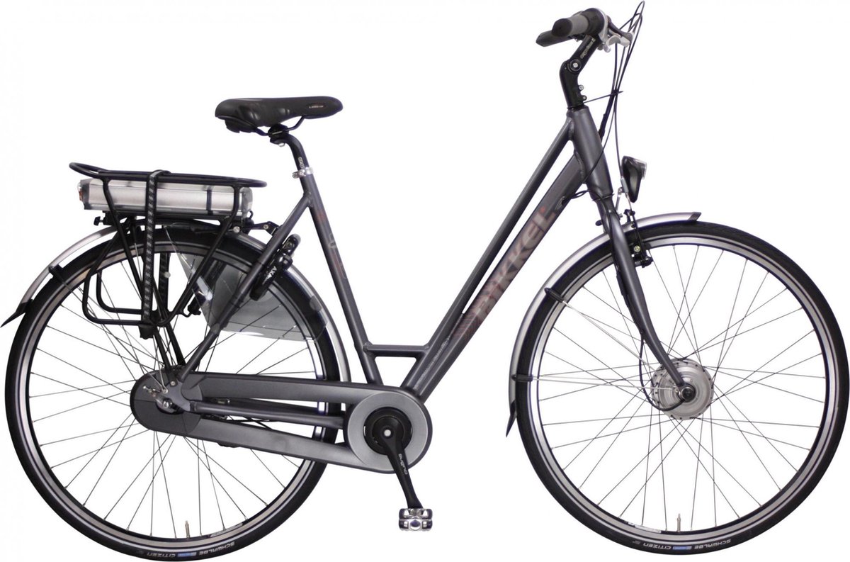Bikkel Ibee Cy Fiets (elektrisch) Vrouwen Matgrijs 46 cm