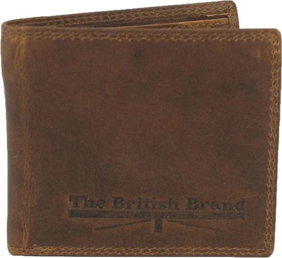 Heren portemonnee cognac billfold compact | bol.com