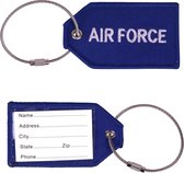 Bagage Label Airforce blauw